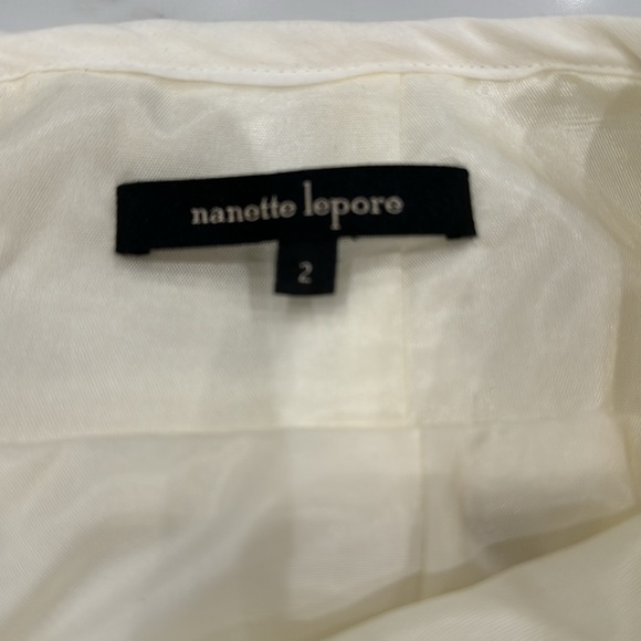 Nanette Lenore off white textured linen skirt - Picture 6 of 6